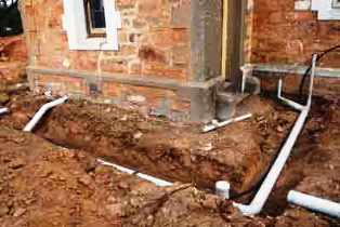 outside drainage Southfleet